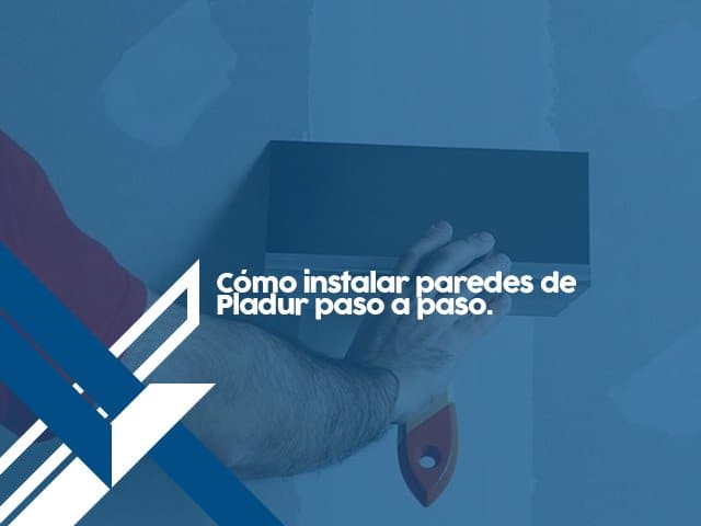 Como instalar paredes de pladur paso a paso (Con VIDEO) - Instalaciones  Martínez