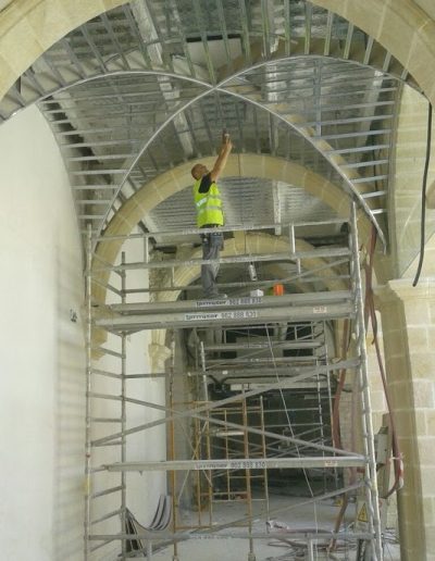 Boveda de pladur realizada por instalaciones martinez