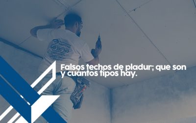 Falsos techos de pladur; que son y cuantos tipos hay